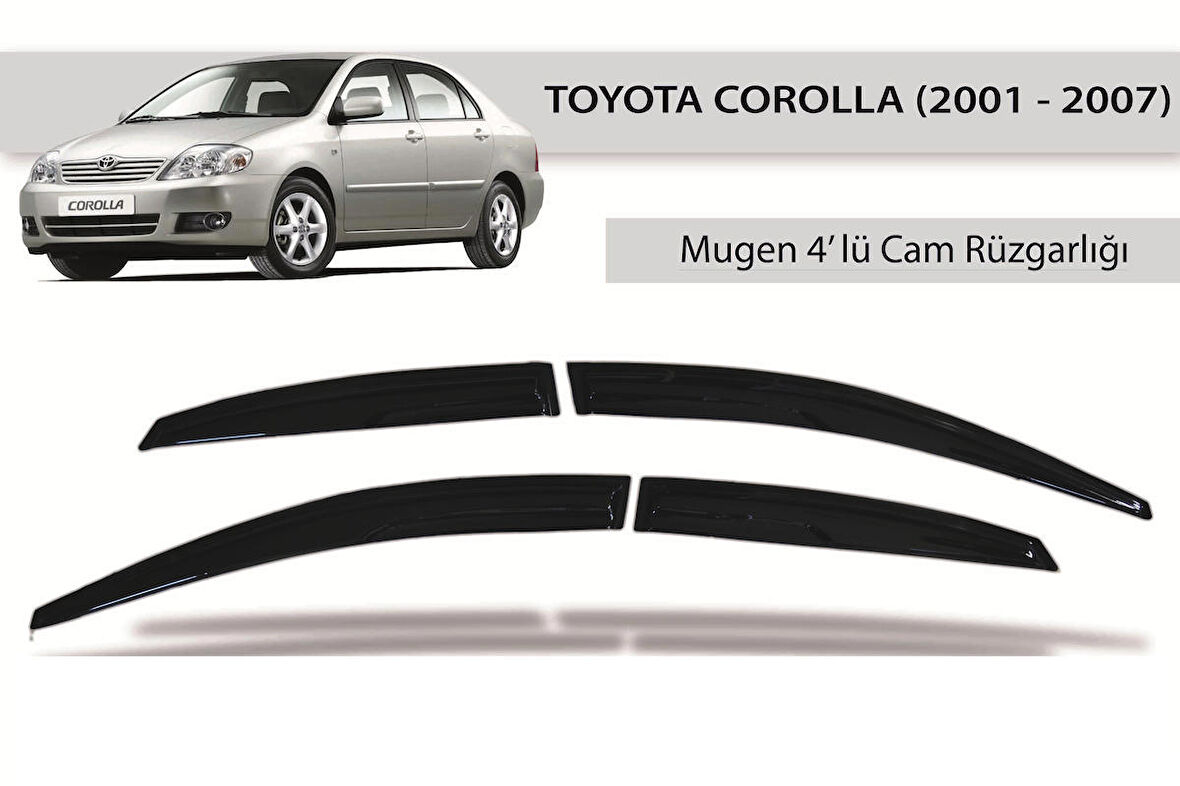 TOYOTA COROLLA [01-07] CAM RÜZGARLIĞI